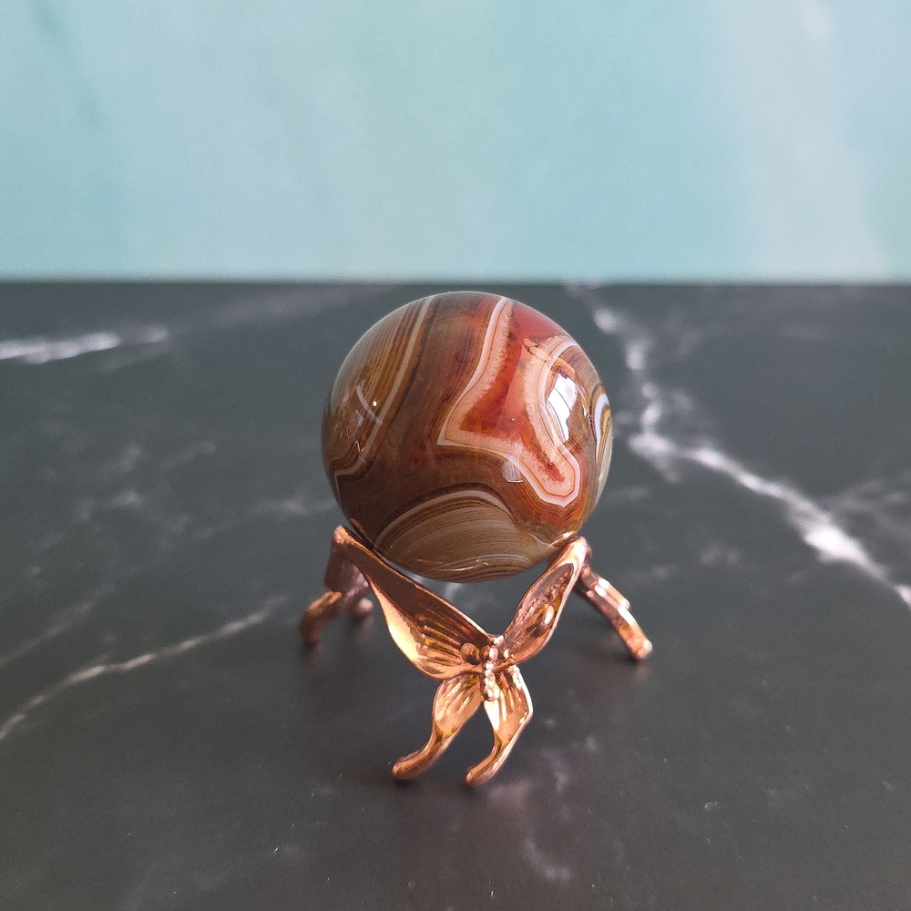 Sardonyx sphere - Picture 2 of 2